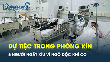 Dự tiệc trong phòng kín của một nhà hàng TP.HCM, 5 người ngất xỉu vì cùng ngộ độc khí CO