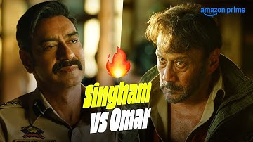 Singham vs Omar 👊🏼 | Ajay Devgn, Jackie Shroff | Singham Again | Fight Scene | Prime Video India