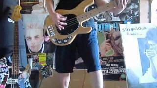 Video thumbnail of "Hi-STANDARD "Stop The Time" bass cover"