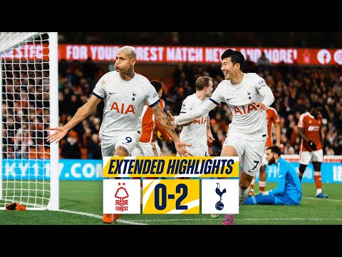 NOTTINGHAM FOREST 0-2 TOTTENHAM HOTSPUR // EXTENDED HIGHLIGHTS // RICHARLISON STRIKES AGAIN