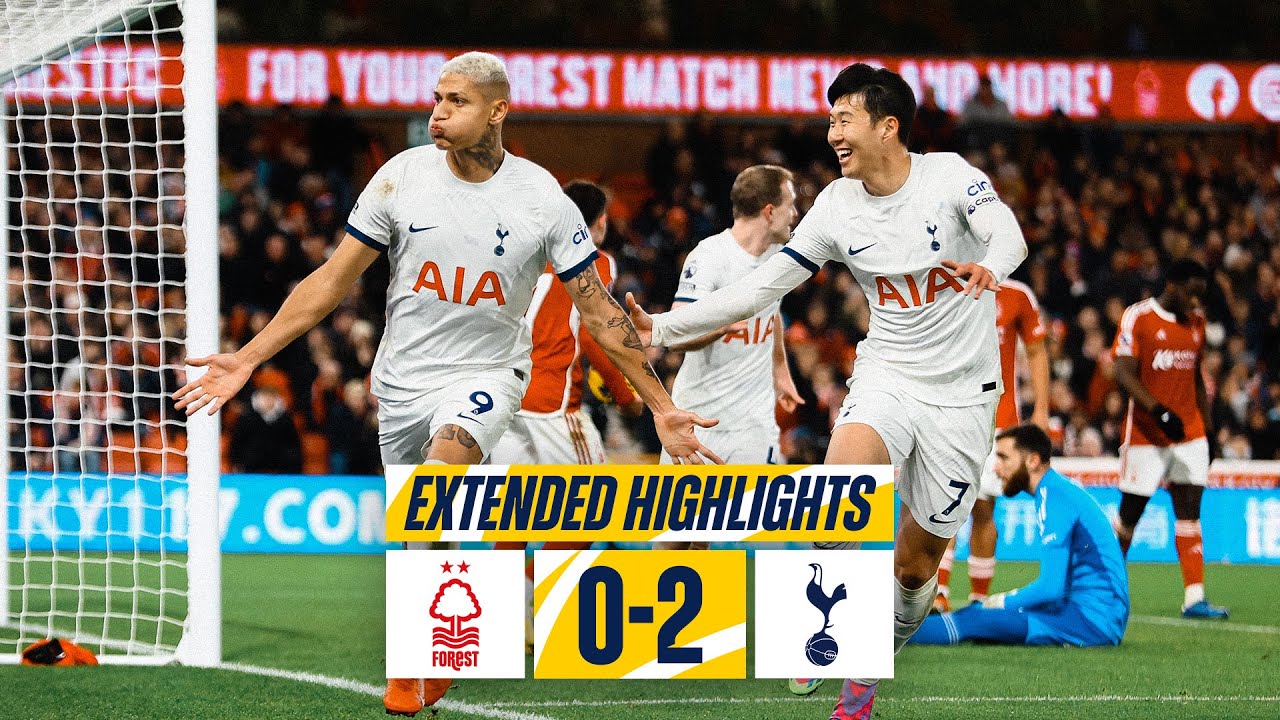 HIGHLIGHTS, NOTTINGHAM FOREST 0-2 TOTTENHAM HOTSPUR