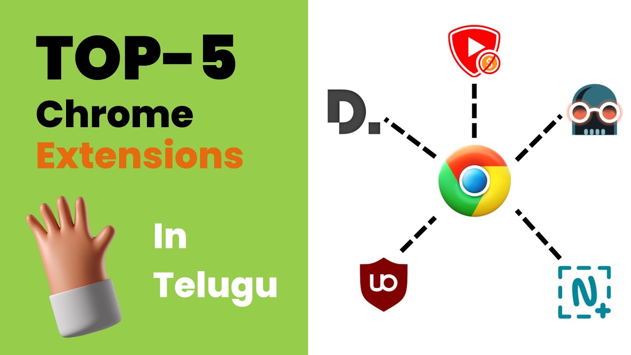 Top5 Chrome Extensions in Telugu. YouTube