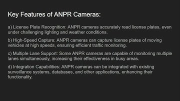 How ANPR Camera work