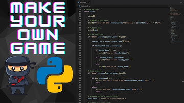 Text Based Dungeon Game in Python | Coding Tutorial