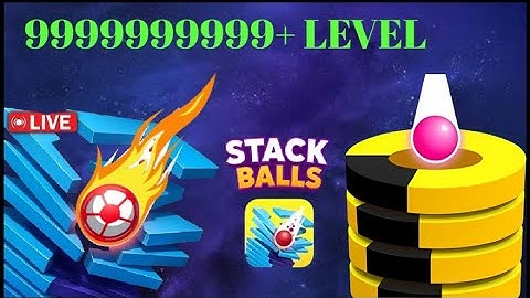Stack Ball  3D ⚽ Nonstop Gamey #stackball #live #shortslive