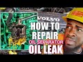 How To Replace Volvo Truck Crankcase Oil Separator Seal Kit.