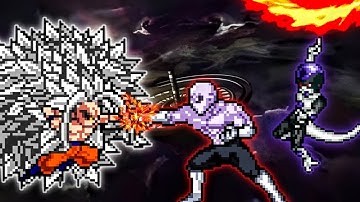 Goku SSJ Infinity Ultra Instinct (New) VS Jiren Full Power & Black Frieza in Jump Force Mugen