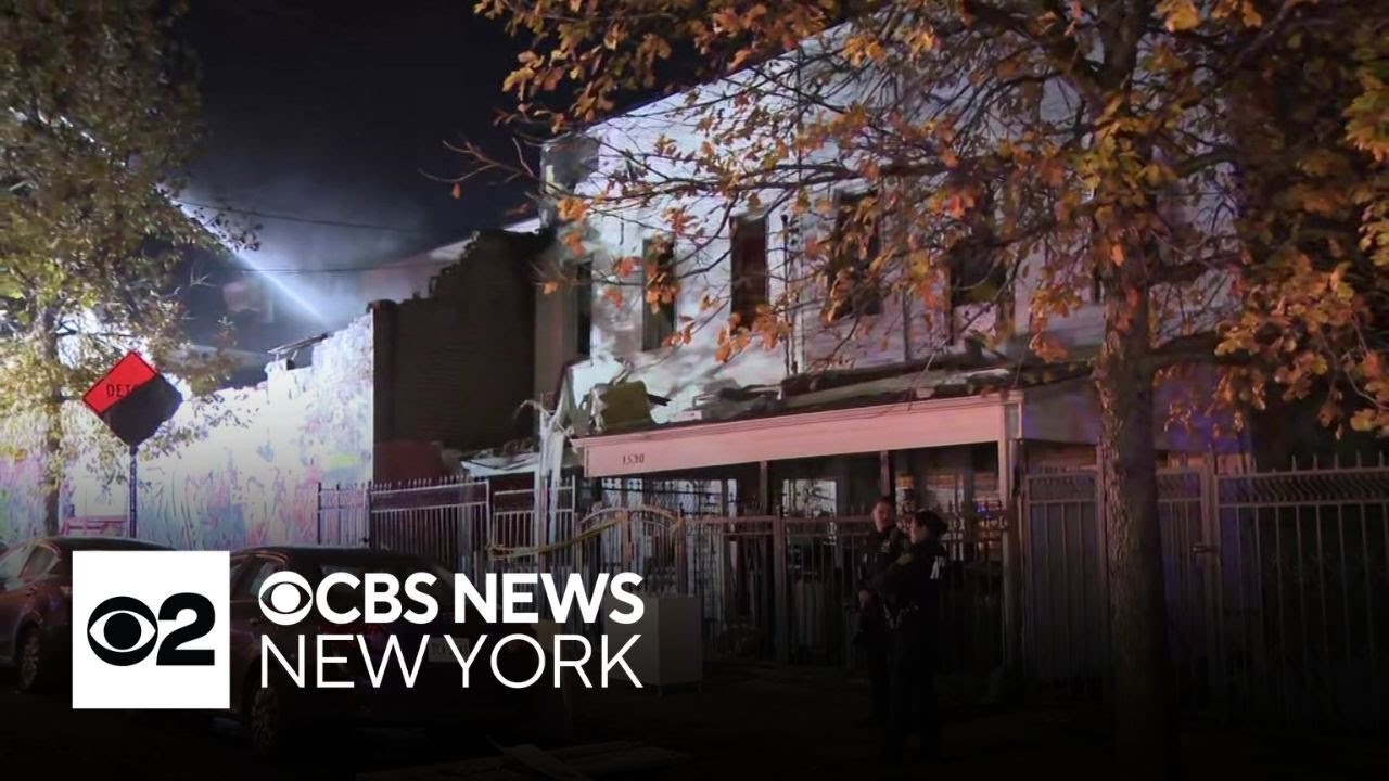 Bronx car repair shop fire spreads to neighboring homes - YouTube