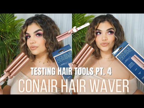 Conair double ceramic waver sales