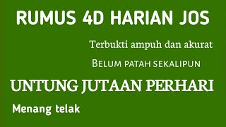 Rumus Jitu 4D Angka Ikut Dari 2D Harian Joss, Prediksi Hk