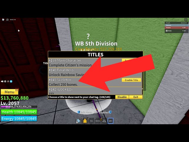 GET These 3 HALLOWEEN TITLES RIGHT NOW With BONES! Update 20.1, Blox Fruits  (Roblox) 