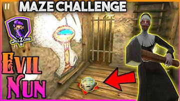 Evil nun mask collection 6 || MAZE CHALLENGE || JILL ZONE 2.0