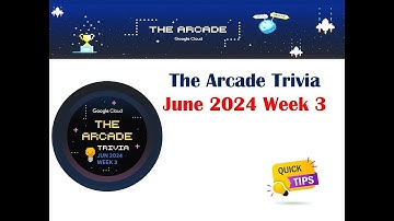 The Arcade Trivia June 2024 Week 3 Quiz Answers in [ 2 minutes ][2024] #qwiklabsarcade2024 #qwiklab