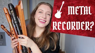 METAL on the RECORDER? | Q&A | Team Recorder