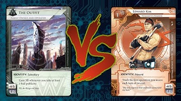[EN] Android: Netrunner - In English #52 The Outfit Rig Shooter VS Edward Oracle