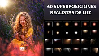 60 superposiciones de luz realista