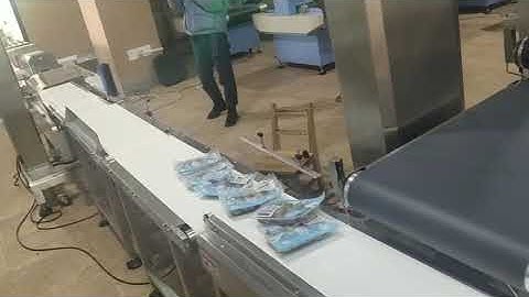 checkweigher for Vacuum packing machine multi line