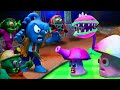 Plants and Zombies battle BUT      Clay Mixer Friends Funny Animation