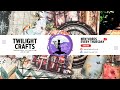 TWILIGHT CRAFTS || Making a scrapbook layout with mixed media!