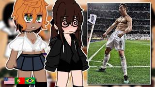 Ntr Kokujin No Tenkousei React To Hiroki As Cristiano Ronaldo Ntr X Cr7 Gacha Reacts
