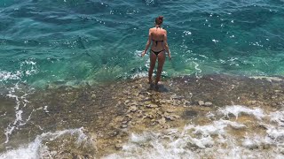 Sea Caves Bath, Cape Greco National Park ⁴ᴷ