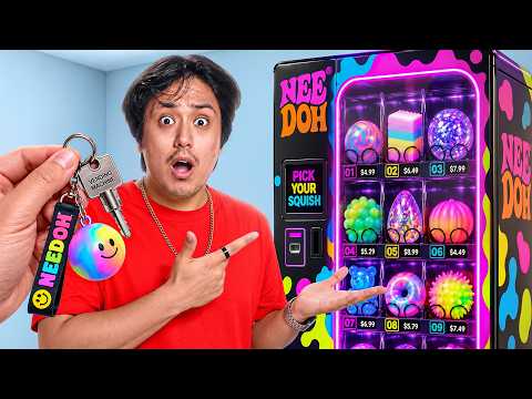 I Surprised Him With a NeeDoh Vending Machine!