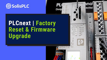 PLCnext PLC Programming | Factory Reset & Firmware Upgrade