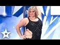 Une grosse femme faisant la danse et strip-tease - Bretagne a du talent incroyable