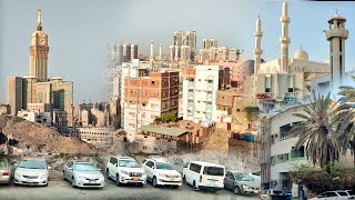 جولة صباحية في شوارع مكة وتغطية حي الملاوي وشعب عامر وجبل السودان وشوفوا إطلالة على المسجد الحرام