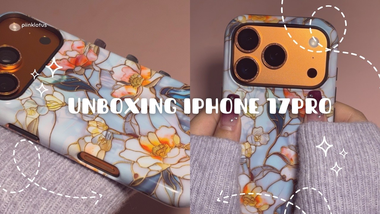 iPhone 17 pro unboxing🫧📱