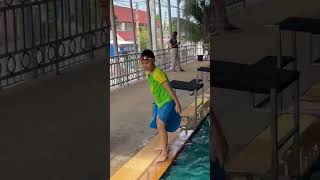 Cute Kids Swimming Thai Kids