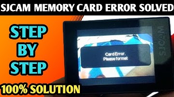 SJCAM SJ6 Legend Memory Card Error || SJCAM Memory Card Problem ‎@RaghavTheVlogger