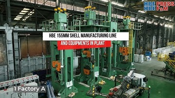 HBE 155mm Shell Manufacturing Line and equipments in plant
