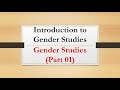 Introduction to Gender Studies |Part 01|