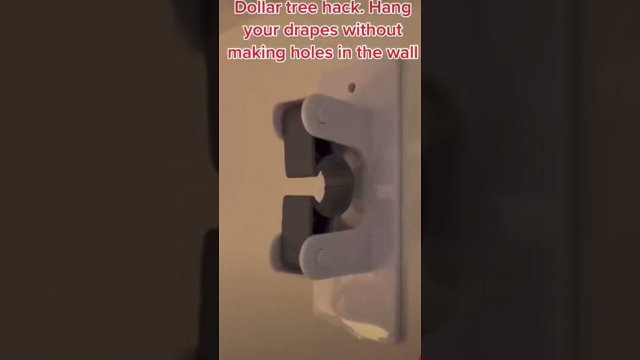 Curtain Hacks Brilliant Renter Friendly Dollar Tree Hack Shorts