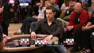 Tom durrrr Dwan vs. Phil Hellmuth Heads Up Poker Championship 2009 1/2