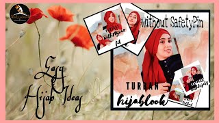 Safety pin ഇല്ലാതെ Easy Hijab styles|Easy Turban