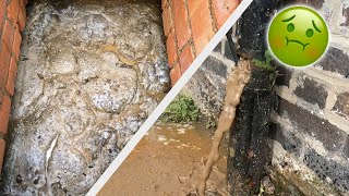 Oozy Soil Stack & Blocked Solid Manhole 🤢 Satisfying UNBLOCK