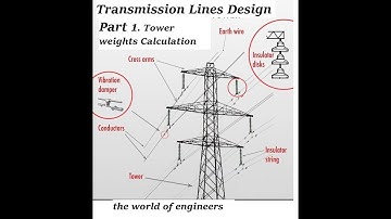 Tower weights calculation | Transmission lines design part 1 | filter in excel