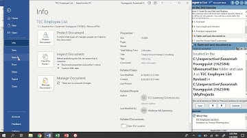Jasperactive Word 2019 Lesson 2: Finding and Replacing Text