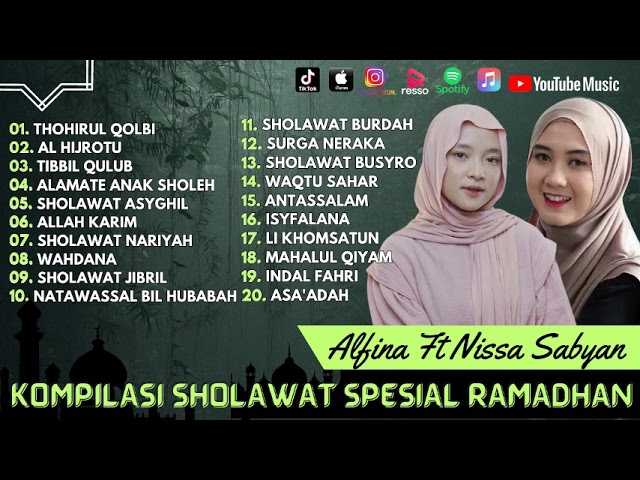Alfina Ft Nissa Sabyan - Thohirul Qolbi - Al Hijrotu | Ramadhan Syahdu | Sholawat Terbaru 2024 class=