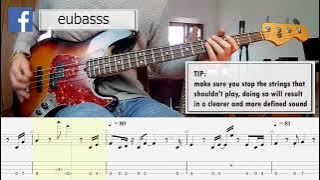 Crowded House - Don't Dream It's Over BASS COVER   PLAY ALONG TAB   SCORE