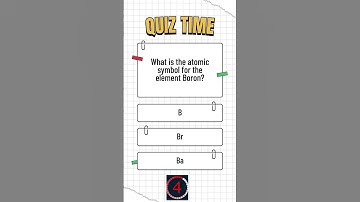 What is the atomic symbol for the element Boron  #quiztime #quiz #quizchallenge #quizquestions #quiz