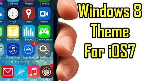 Windows 8 Theme For iOS 7 - iOS 7 Jailbreak Cydia Theme