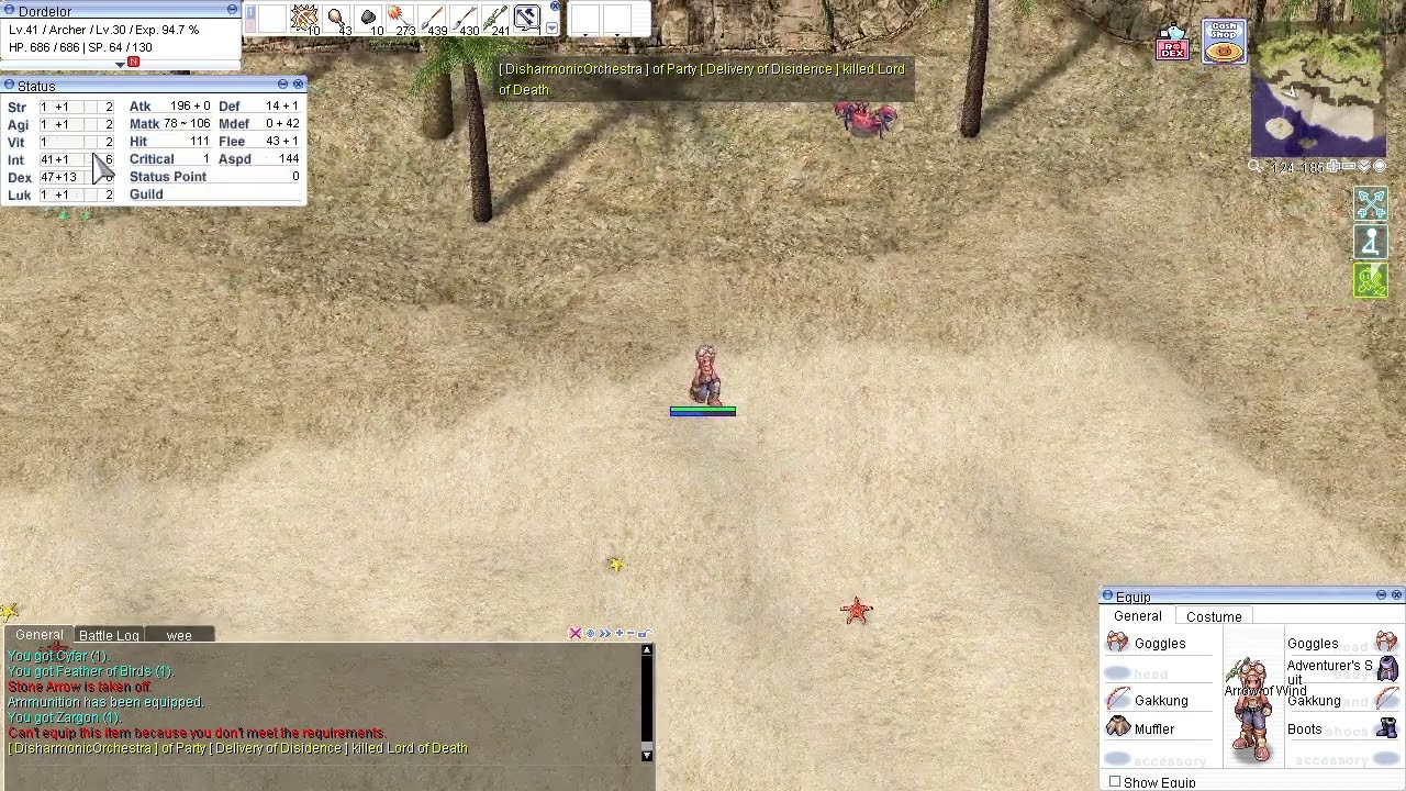 [Excel Ragnarok Online] Archer Fur Seal Low Level