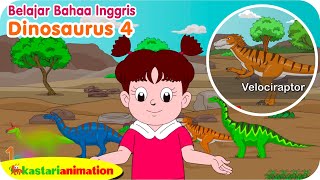 Belajar Bahasa Inggris - Dinosaurus 4 - Seri Paud Diva - Kastari Sentra Official