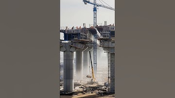 bridge construction collapsed while the project was underway!