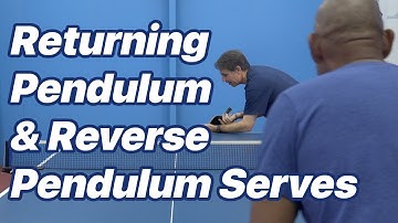 Hoe je de slinger terugdraait en de slingerservice omkeert in tafeltennis