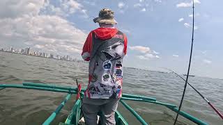 MANILA BAY BOAT FISHING with @wrenchedangler2844  | THREADFIN SALMON HUNT