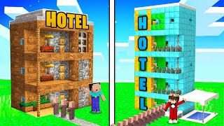 Billy Arm vs Semlaki Reich HOTEL Bau Challenge in Minecraft